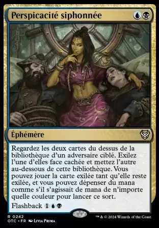 Les Hors-La-Loi de Croisetonnerre - Commander Decks - Perspicacité siphonnée