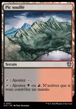 Les Hors-La-Loi de Croisetonnerre - Commander Decks - Pic souillé