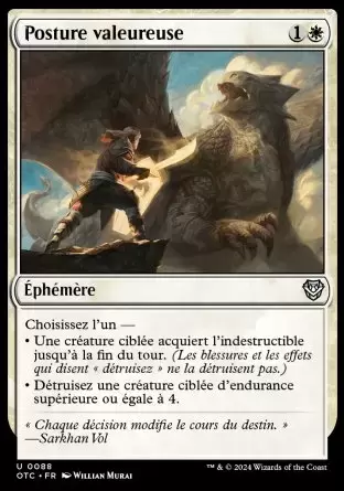 Les Hors-La-Loi de Croisetonnerre - Commander Decks - Posture valeureuse