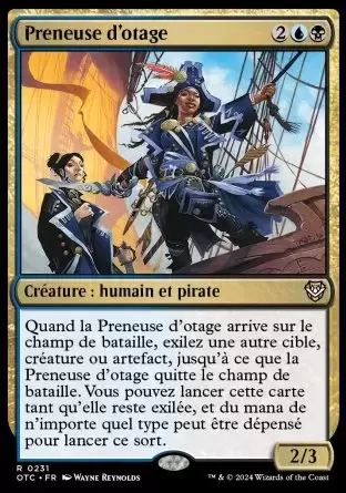 Les Hors-La-Loi de Croisetonnerre - Commander Decks - Preneuse d\'otage