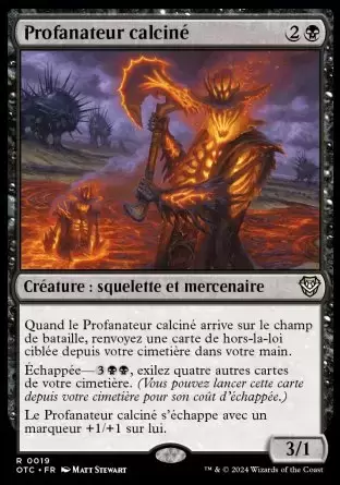 Les Hors-La-Loi de Croisetonnerre - Commander Decks - Profanateur calciné