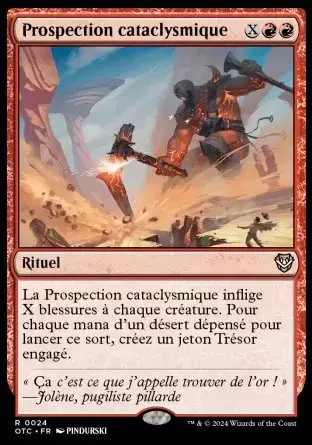Les Hors-La-Loi de Croisetonnerre - Commander Decks - Prospection cataclysmique