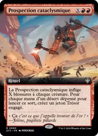 Les Hors-La-Loi de Croisetonnerre - Commander Decks - Prospection cataclysmique
