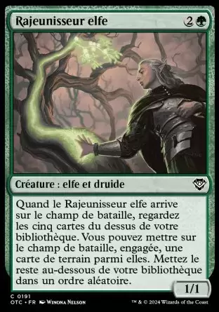Les Hors-La-Loi de Croisetonnerre - Commander Decks - Rajeunisseur elfe