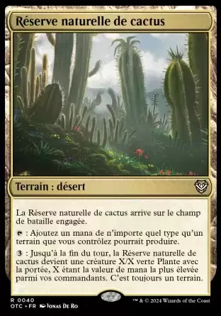 Les Hors-La-Loi de Croisetonnerre - Commander Decks - Réserve naturelle de cactus