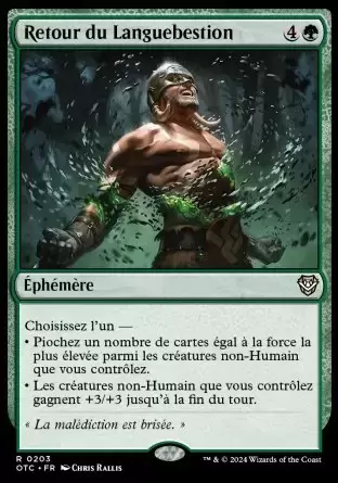 Les Hors-La-Loi de Croisetonnerre - Commander Decks - Retour du Languebestion
