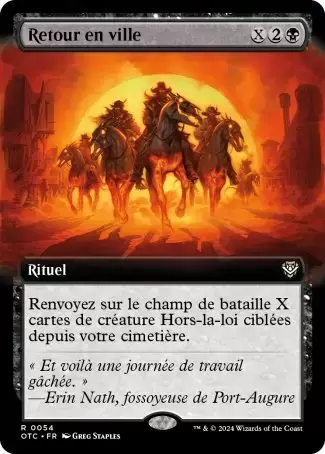 Les Hors-La-Loi de Croisetonnerre - Commander Decks - Retour en ville