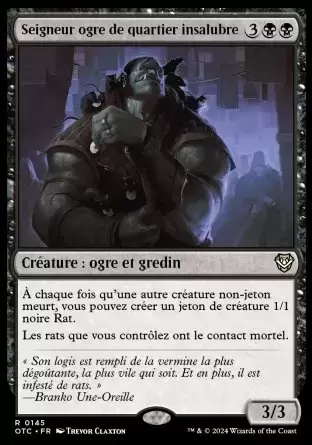 Les Hors-La-Loi de Croisetonnerre - Commander Decks - Seigneur ogre de quartier insalubre