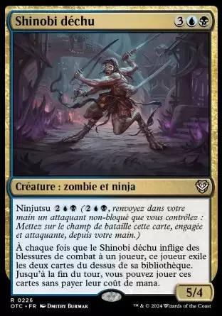 Les Hors-La-Loi de Croisetonnerre - Commander Decks - Shinobi déchu