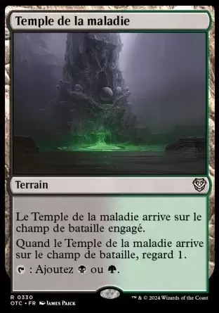 Les Hors-La-Loi de Croisetonnerre - Commander Decks - Temple de la maladie