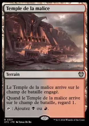 Les Hors-La-Loi de Croisetonnerre - Commander Decks - Temple de la malice