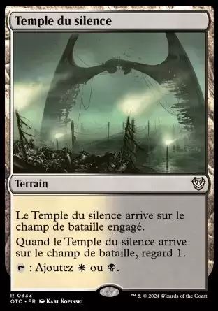 Les Hors-La-Loi de Croisetonnerre - Commander Decks - Temple du silence