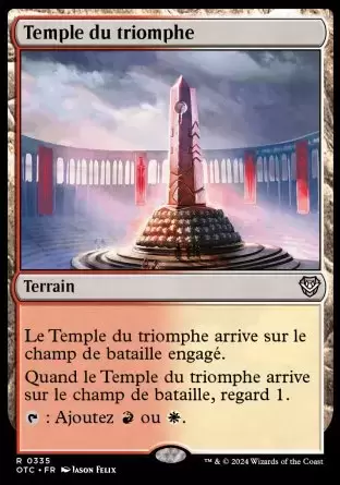Les Hors-La-Loi de Croisetonnerre - Commander Decks - Temple du triomphe