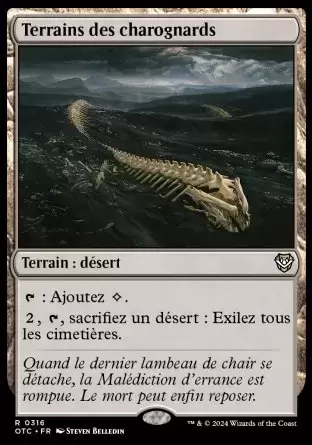 Les Hors-La-Loi de Croisetonnerre - Commander Decks - Terrains des charognards