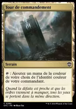 Les Hors-La-Loi de Croisetonnerre - Commander Decks - Tour de commandement