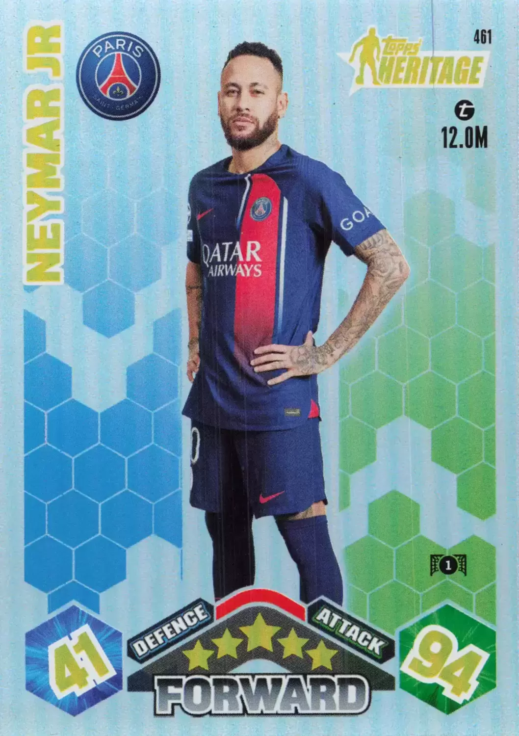 Match Attax - UEFA Champions League 2023/24 - Neymar Jr.