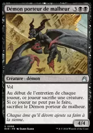 Ravnica Remastered - Démon porteur de malheur