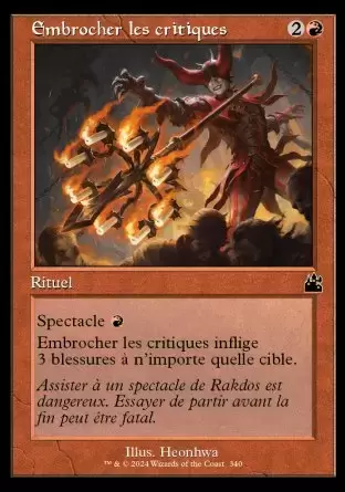 Ravnica Remastered - Embrocher les critiques
