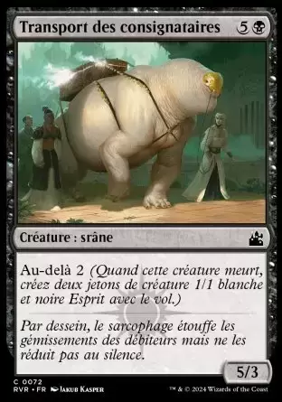 Ravnica Remastered - Transport des consignataires