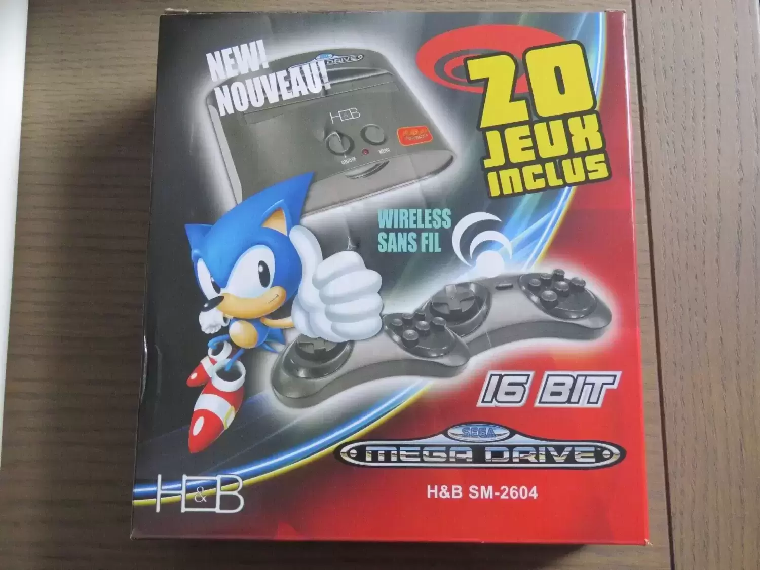 Mini Consoles - H&B - Console de Jeux Sega Mega drive SM-2604