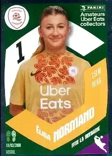 Foot 2024 Ligue 1 Uber Eats - Élisa Normand - FC FFM La Romaine - Amateurs Uber Eats Collectors
