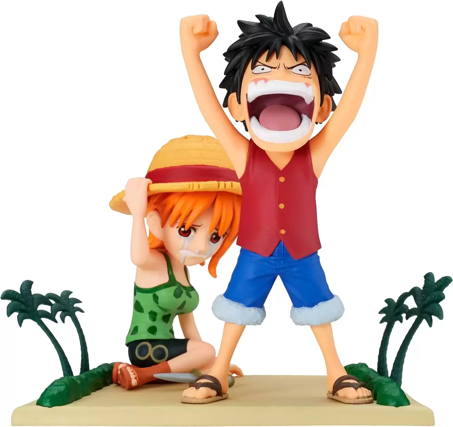 One Piece Banpresto - Monkey D. Luffy & Nami - WCF Log Stories