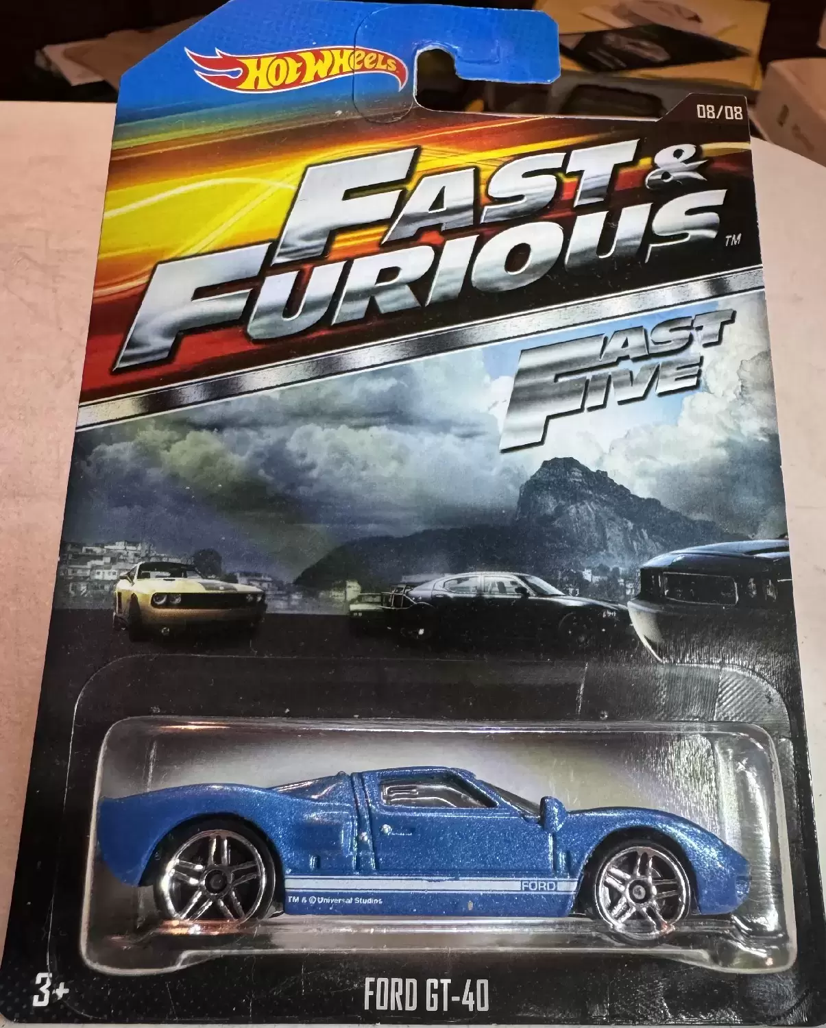 Mainline Hot Wheels - Hot Wheels Fast & Furious set 2014 - Fast Five - Ford GT-40 (8/8)