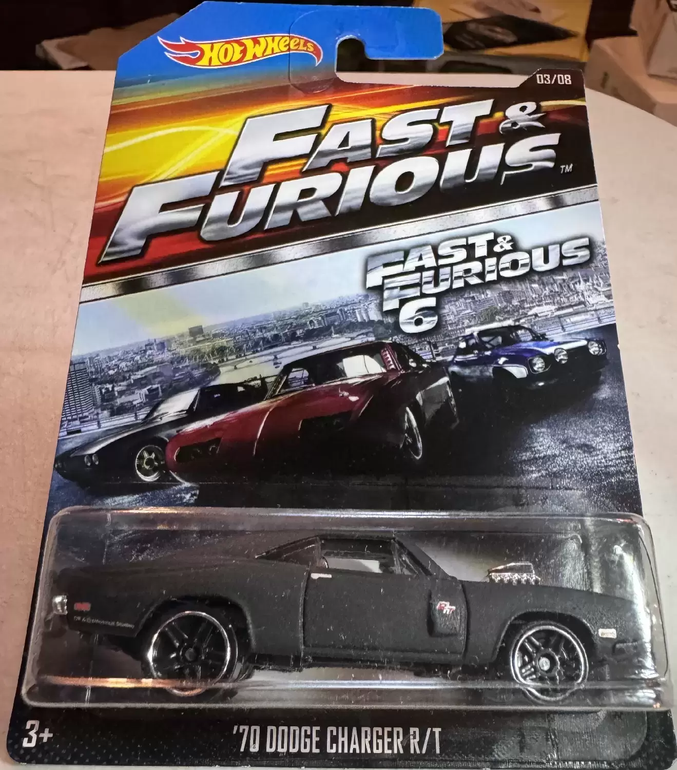 Mainline Hot Wheels - Hot Wheels Fast & Furious set 2014 - Fast & Furious 6 - ‘70 Dodge Charger R/T (3/8)
