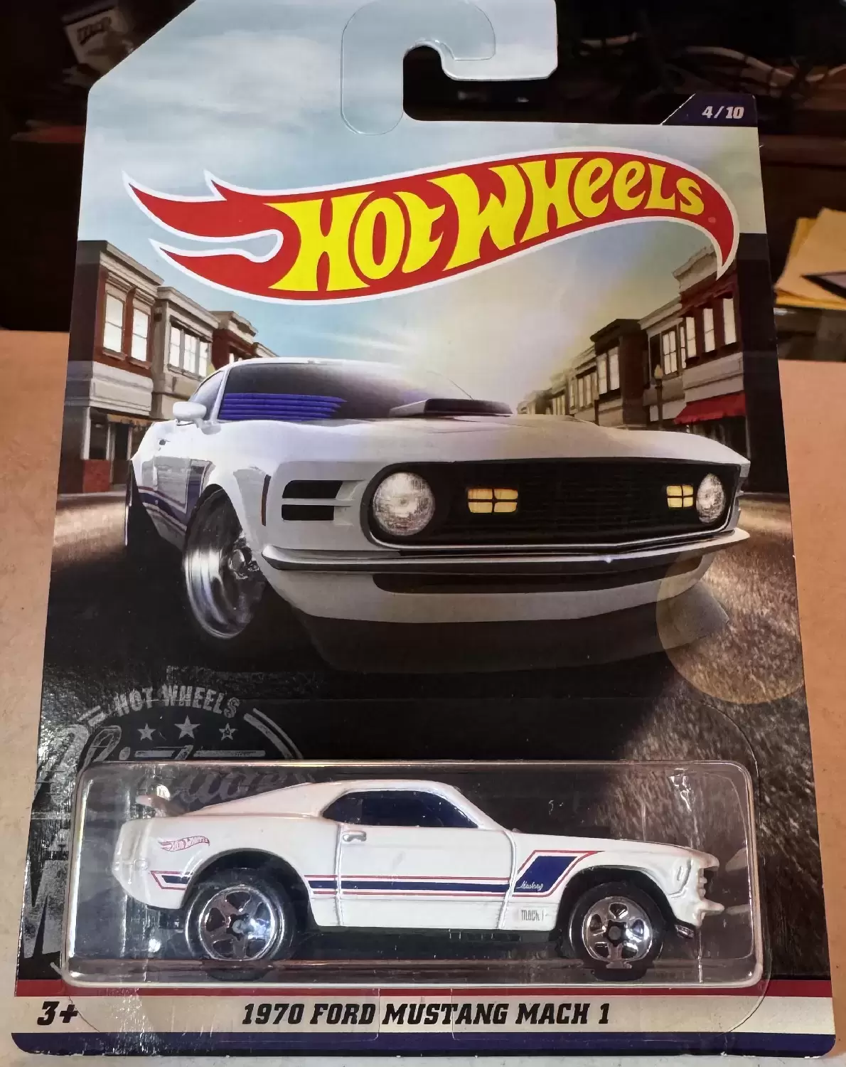 Mainline Hot Wheels - Hot Wheels Vintage American Muscle (2016) - 1970 Ford Mustang Mach1 (4/10)