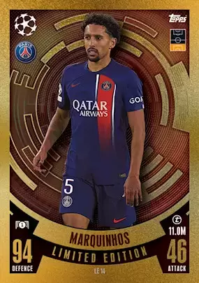 Match Attax - UEFA Champions League 2023/24 - Marquinhos