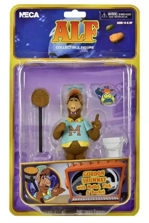 NECA - Alf - Gordon Shumway With Mallet, Fish & Bucket