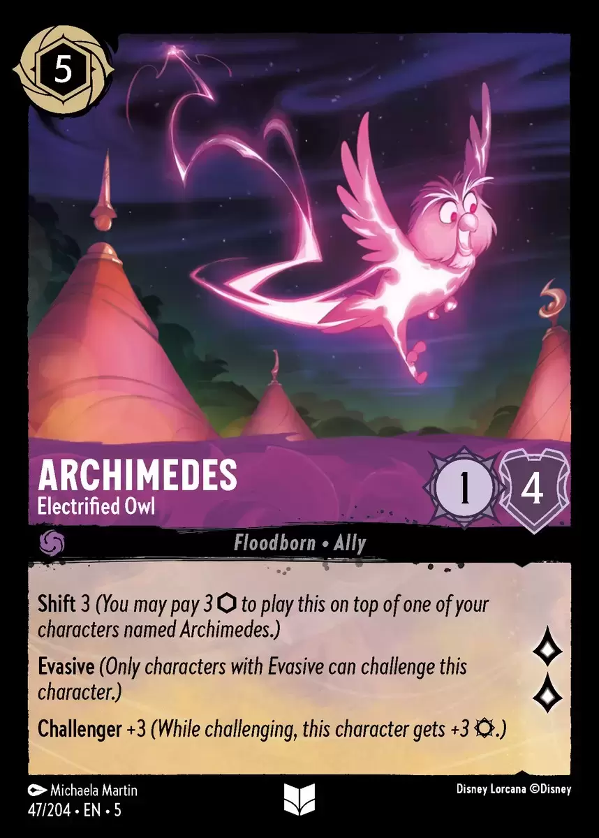 Shimmering Skies - Archimedes - Electrified Owl