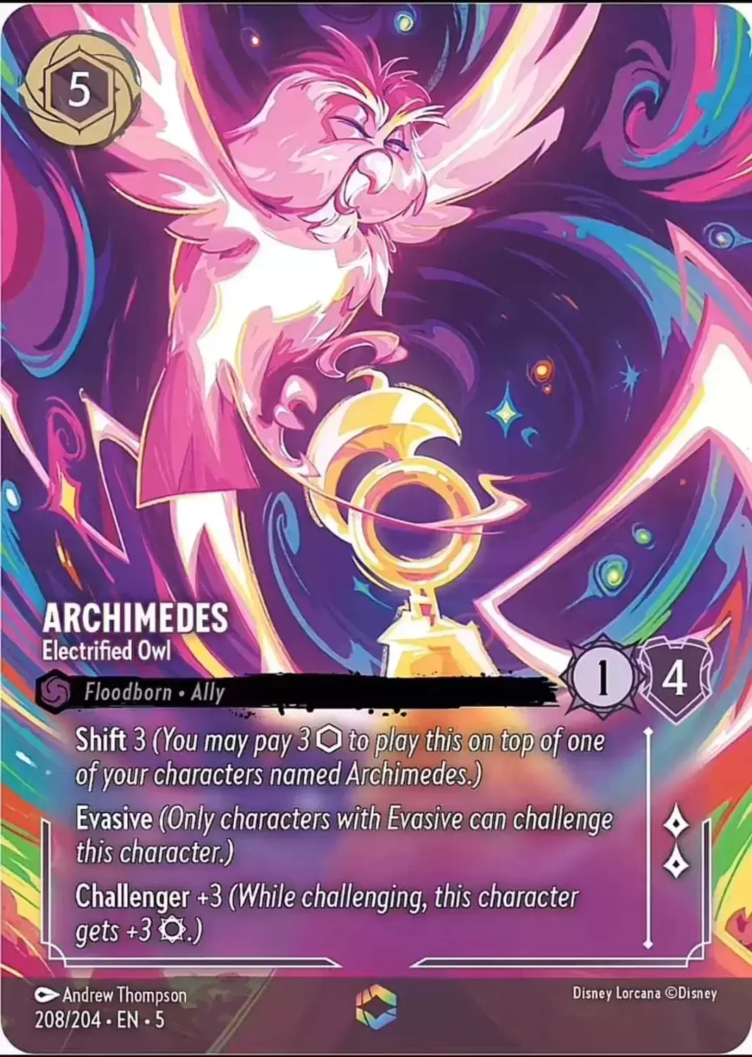 Shimmering Skies - Archimedes - Electrified Owl