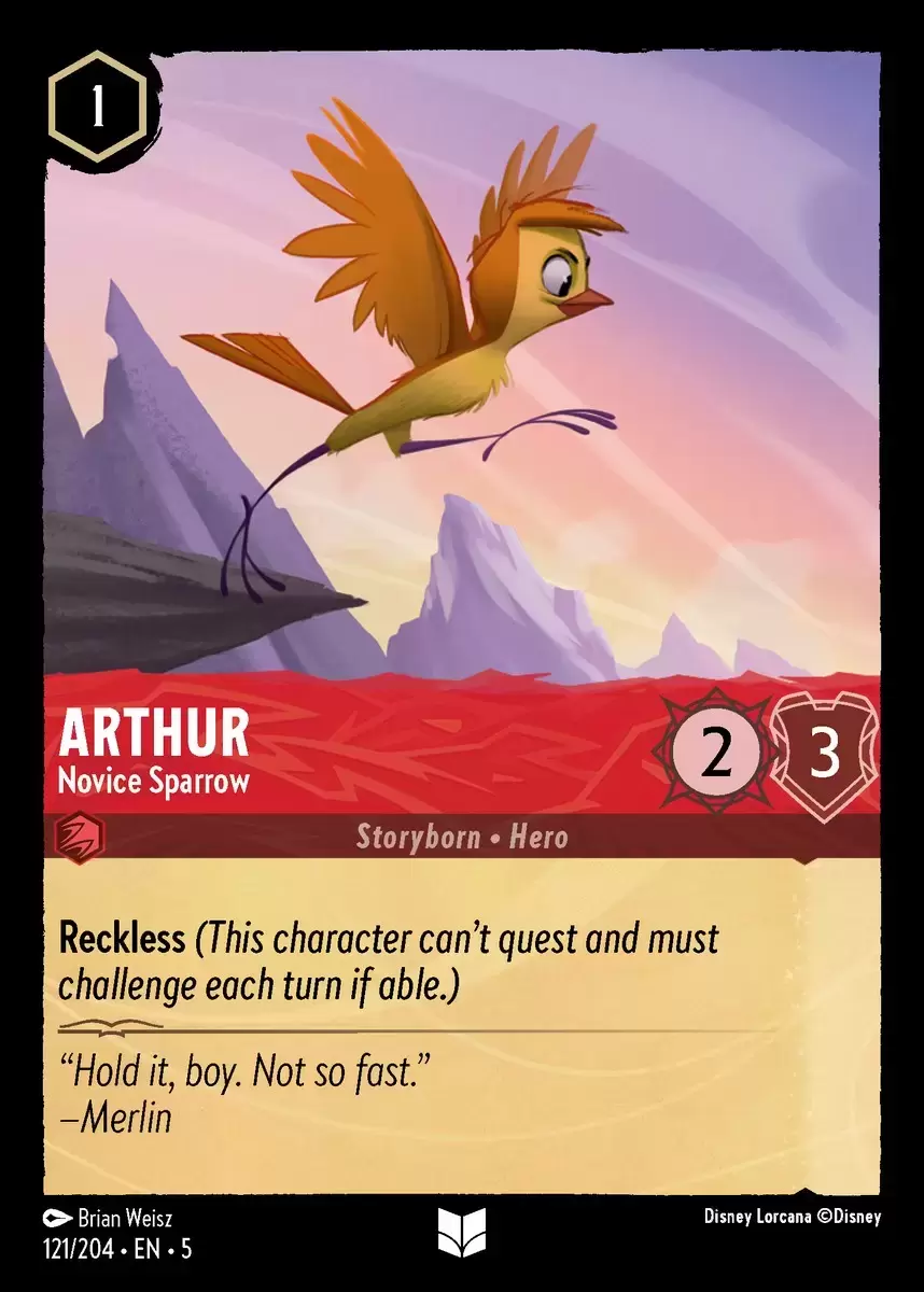 Shimmering Skies - Arthur - Novice Sparrow