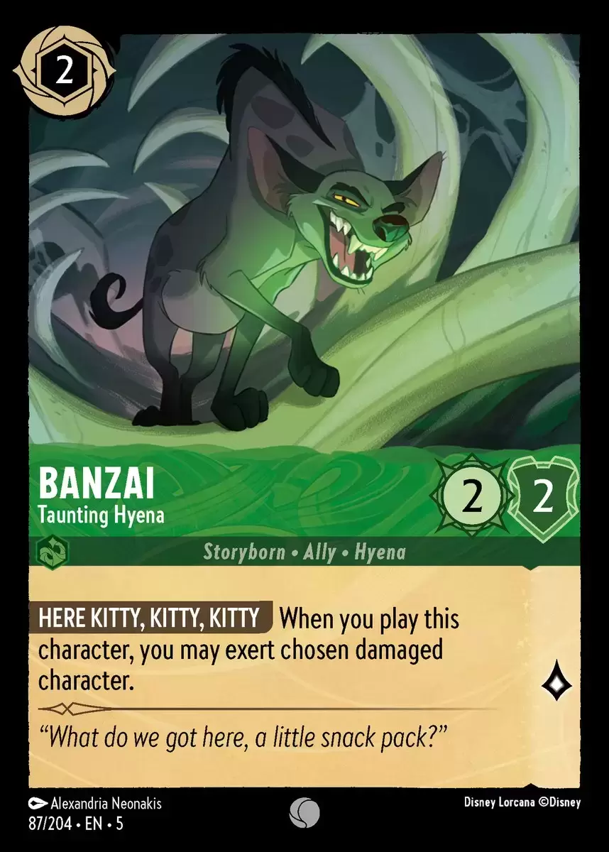 Shimmering Skies - Banzai - Taunting Hyena