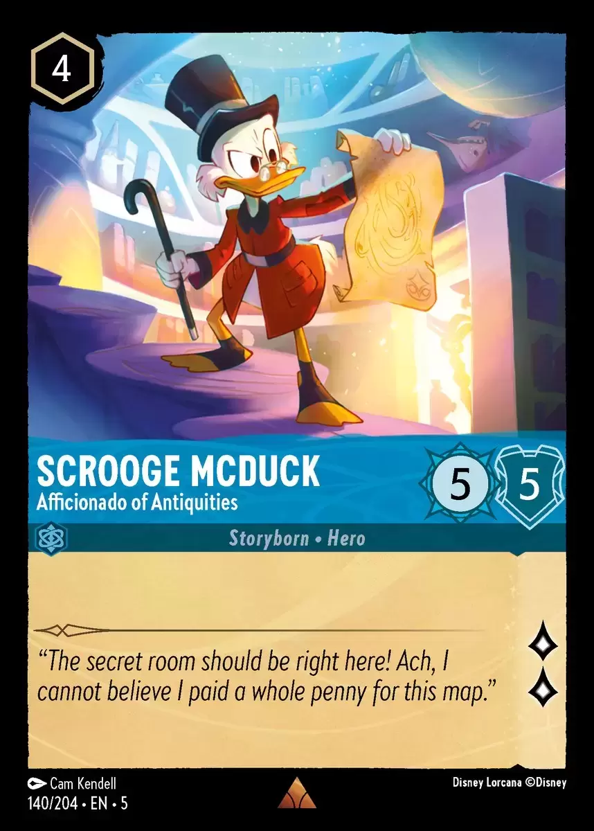 Shimmering Skies - Scrooge McDuck - Afficionado of Antiquities
