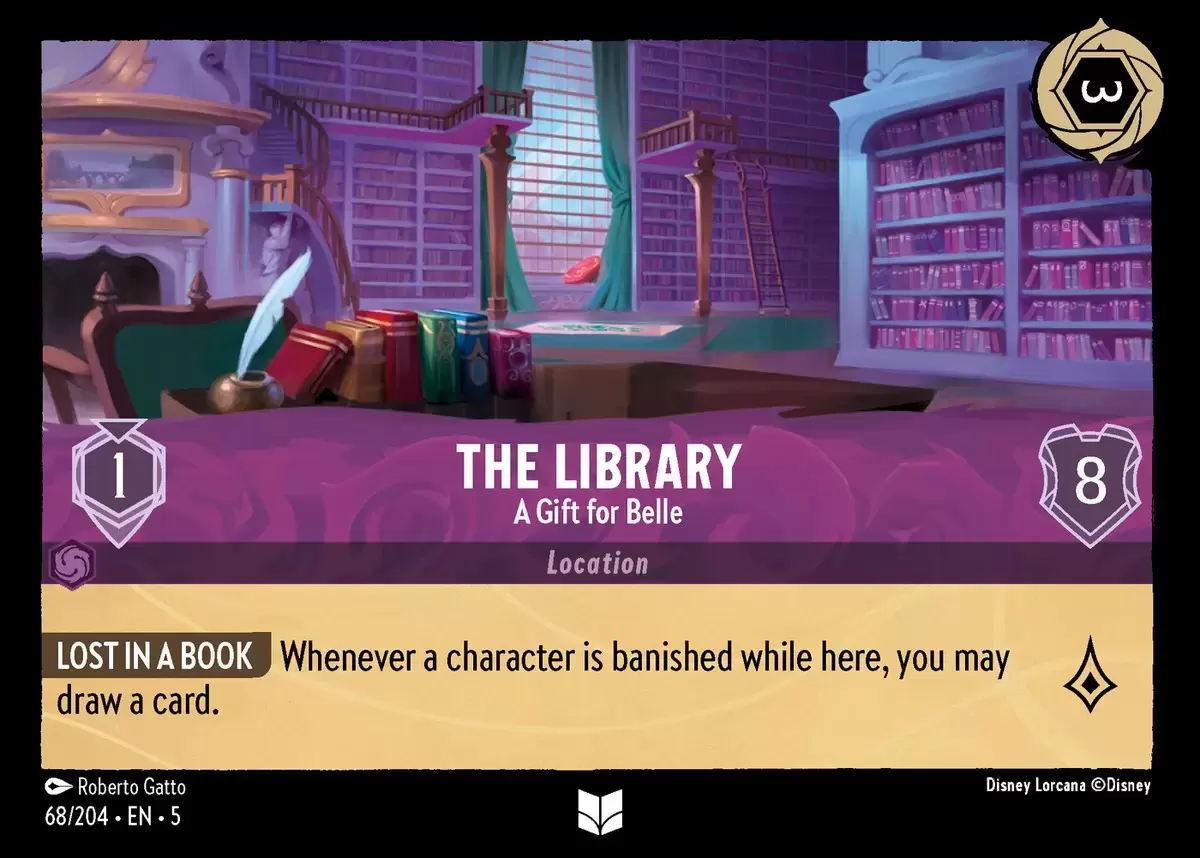 Shimmering Skies - The Library - A Gift for Belle