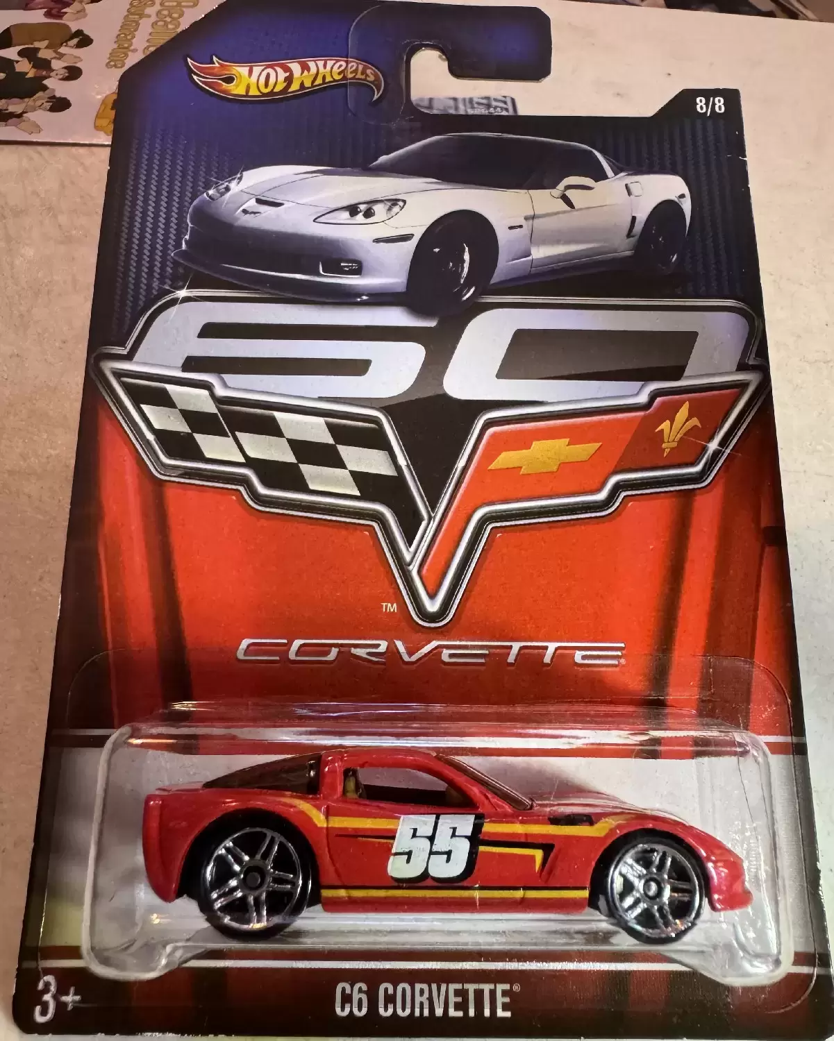 Mainline Hot Wheels - Hot Wheels - Corvette 60th Anniversary Series - C6 Corvette 8/8)