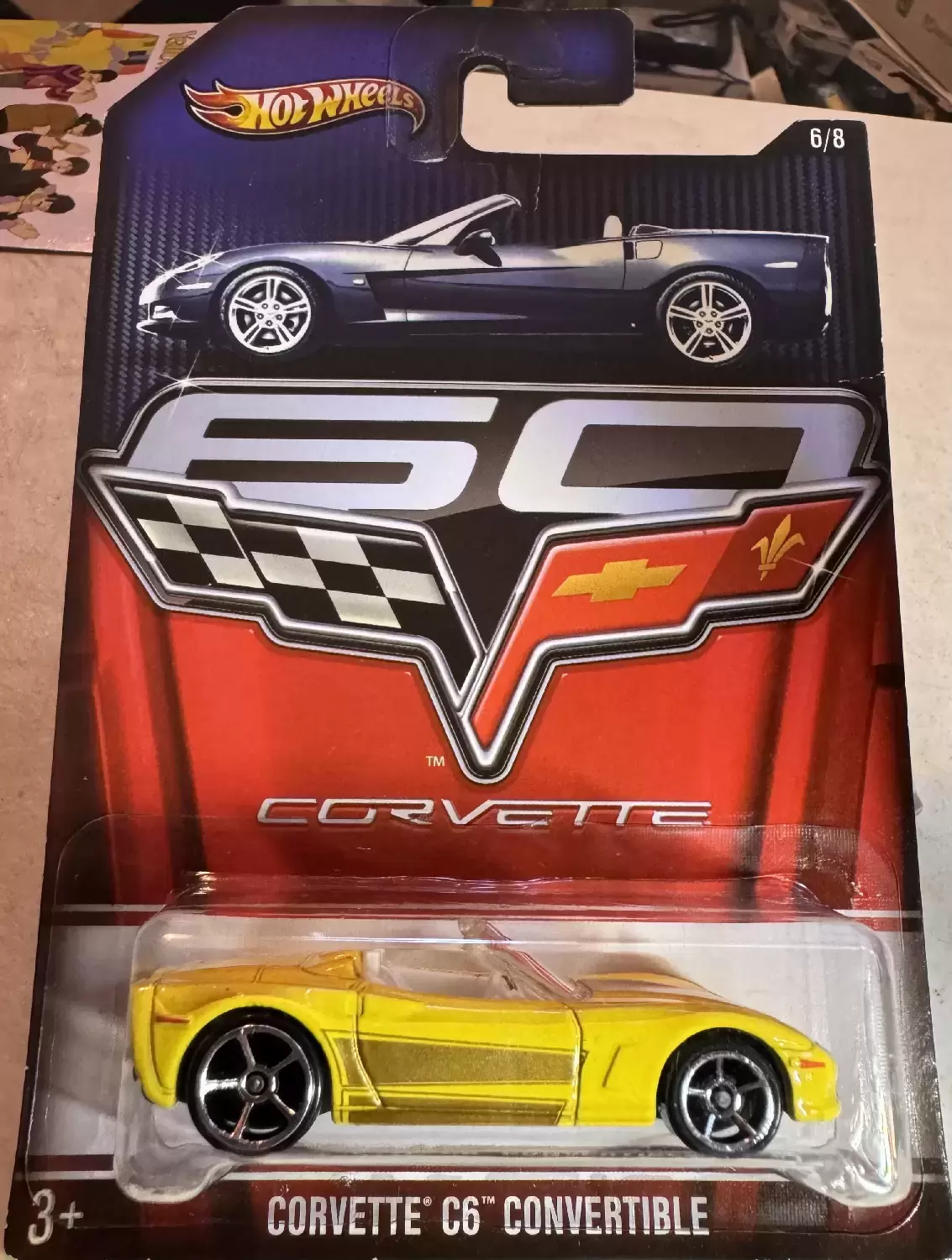 Hot Wheels Classiques - Corvette 60th Anniversary Series - Corvette C6 Convertible (6/8)