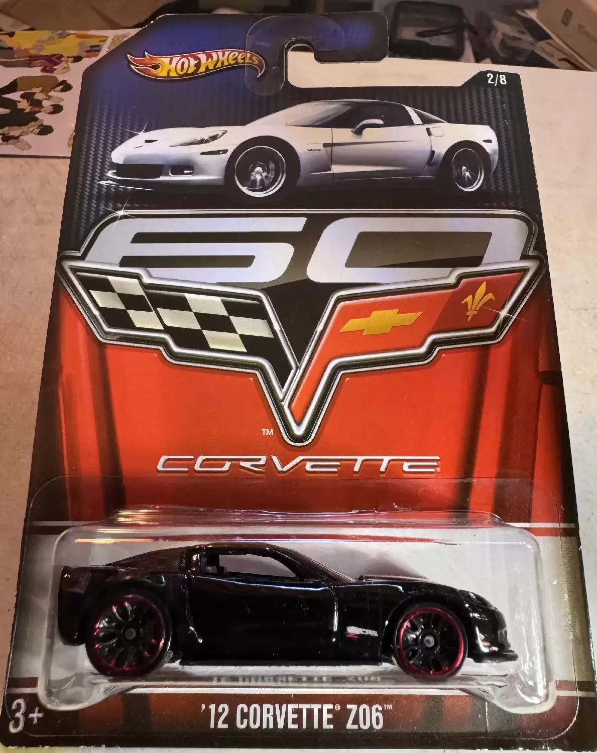 Mainline Hot Wheels - Hot Wheels - Corvette 60th Anniversary Series - ‘12 Corvette Z06 (2/8)