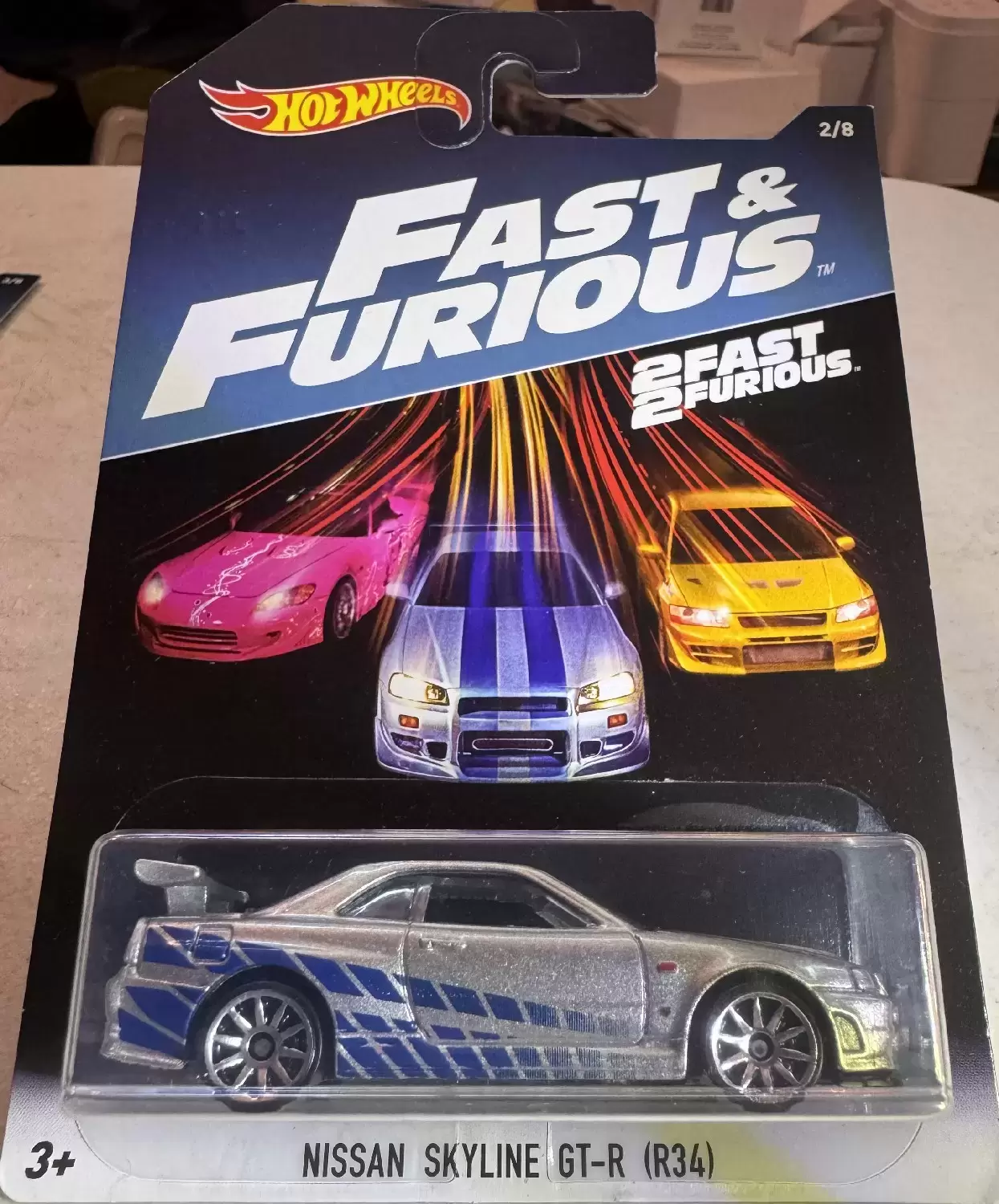 Hot Wheels Classiques - Fast & Furious Series 2016 - 2 Fast 2 Furious - Nissan Skyline GT-R (R34) (2/8)