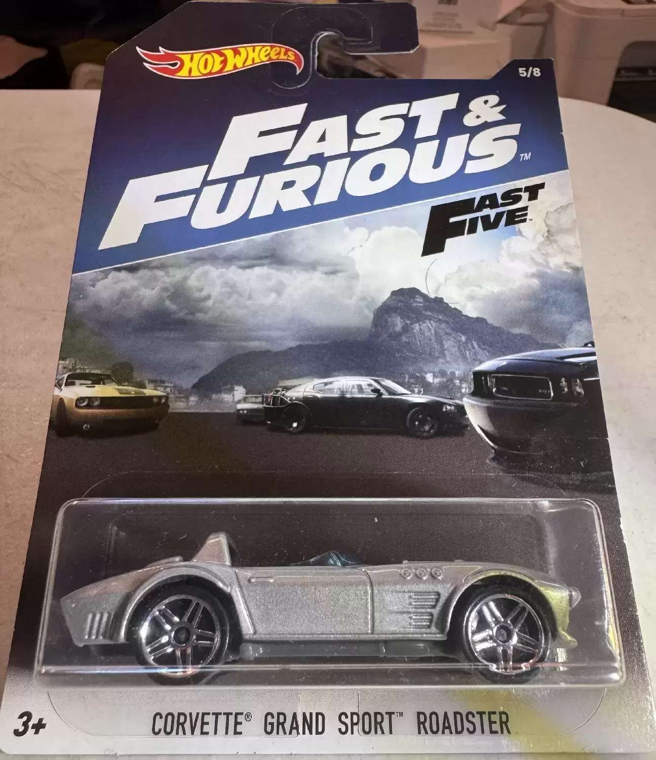 Mainline Hot Wheels - Hot Wheels Fast & Furious Series 2016 - Fast Five - Corvette Grand Sport Roadster (5/8)