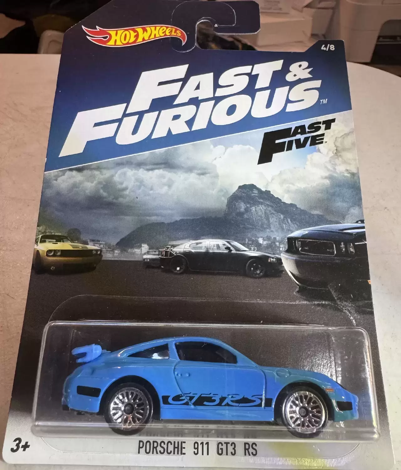 Mainline Hot Wheels - Hot Wheels Fast & Furious Series 2016 - Fast Five - Porsche 911 GT3 RS (4/8)