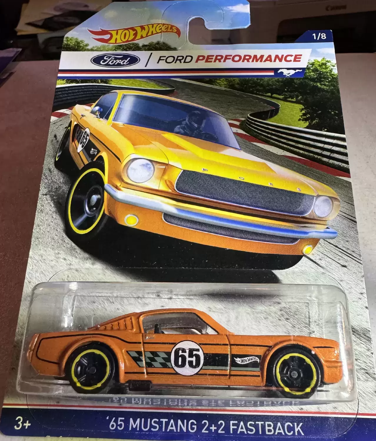 Mainline Hot Wheels - Hot Wheels Ford Performance 2015 - ‘65 Mustang 2+2 Fastback (1/8)