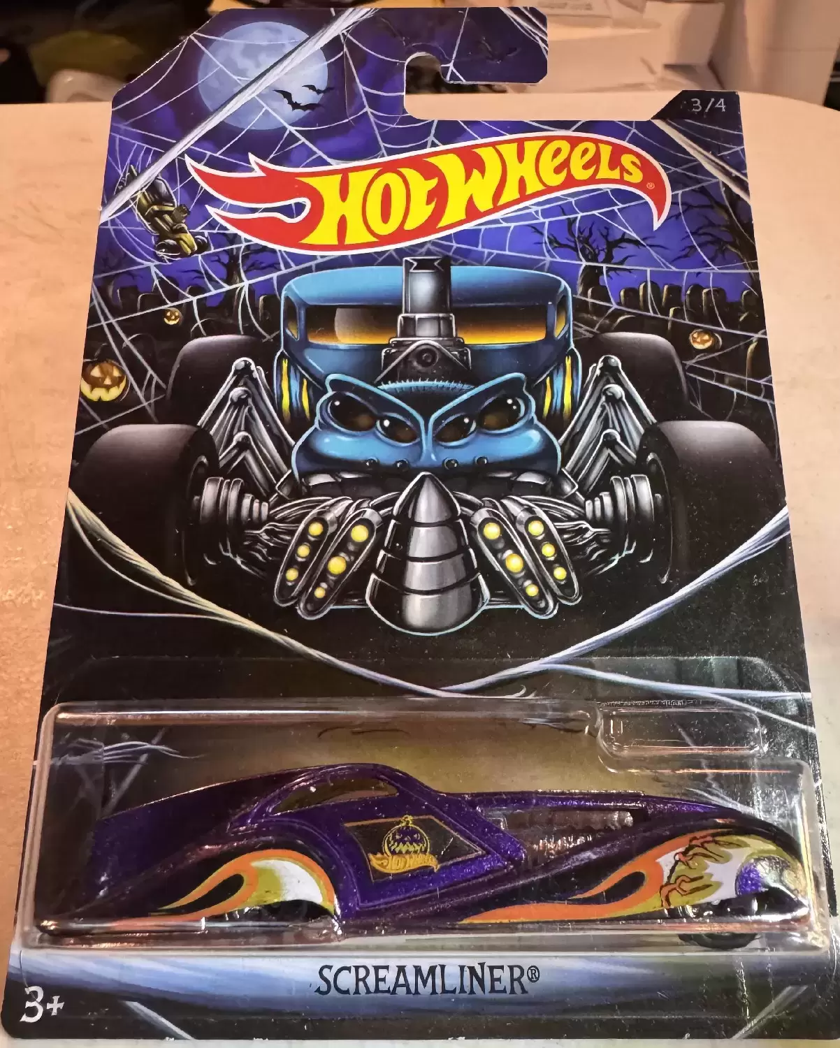 Mainline Hot Wheels - Hot Wheels Happy Halloween! Series 2015 - Screamliner (3/4)