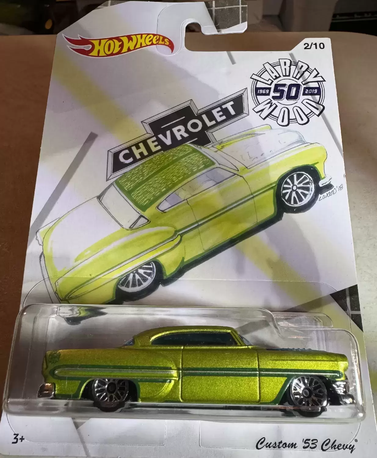Mainline Hot Wheels - Hot Wheels Larry Wood 50th Anniversary series - Custom ‘53 Chevy (2/10)