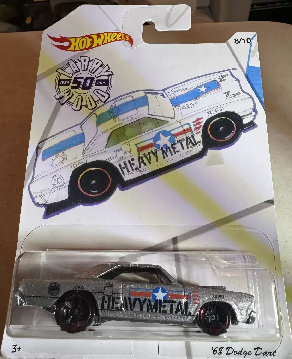 Mainline Hot Wheels - Hot Wheels Larry Wood 50th Anniversary series - ‘68 Dodge Dart (8/10)