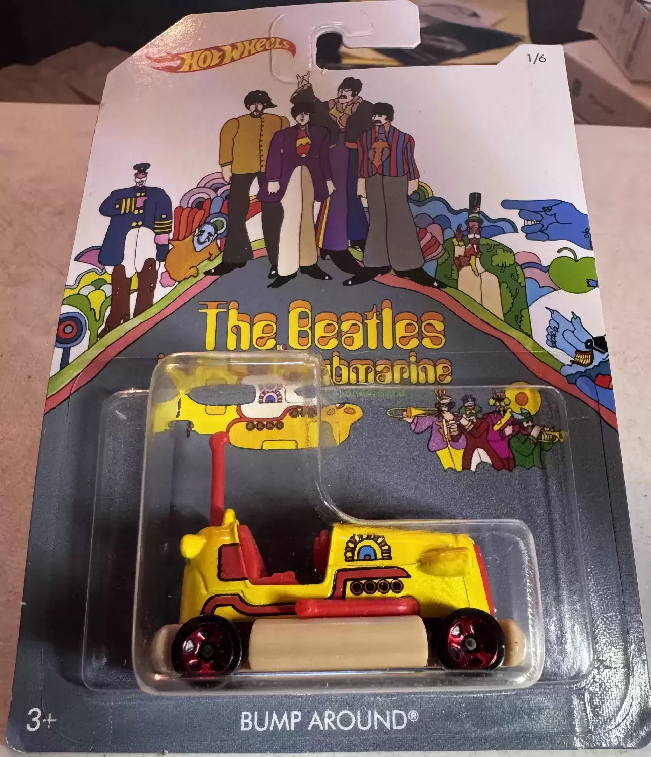 Mainline Hot Wheels - Hot Wheels - The Beatles Yellow Submarine Series - Bump Around (1/6)