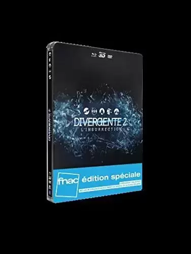 Blu-ray Steelbook - Divergente 2 : L\'Insurrection Blu-Ray 3D + 2D + DVD Steelbook Edition Spéciale