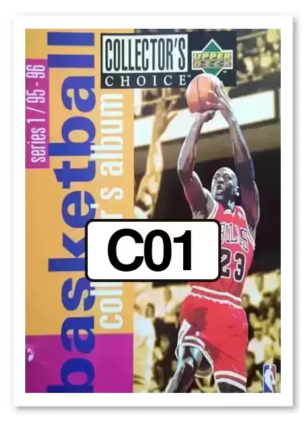 1995-96 Upper D.E.C.K. Collector\'s Choice France - Série 1 - Michael Jordan